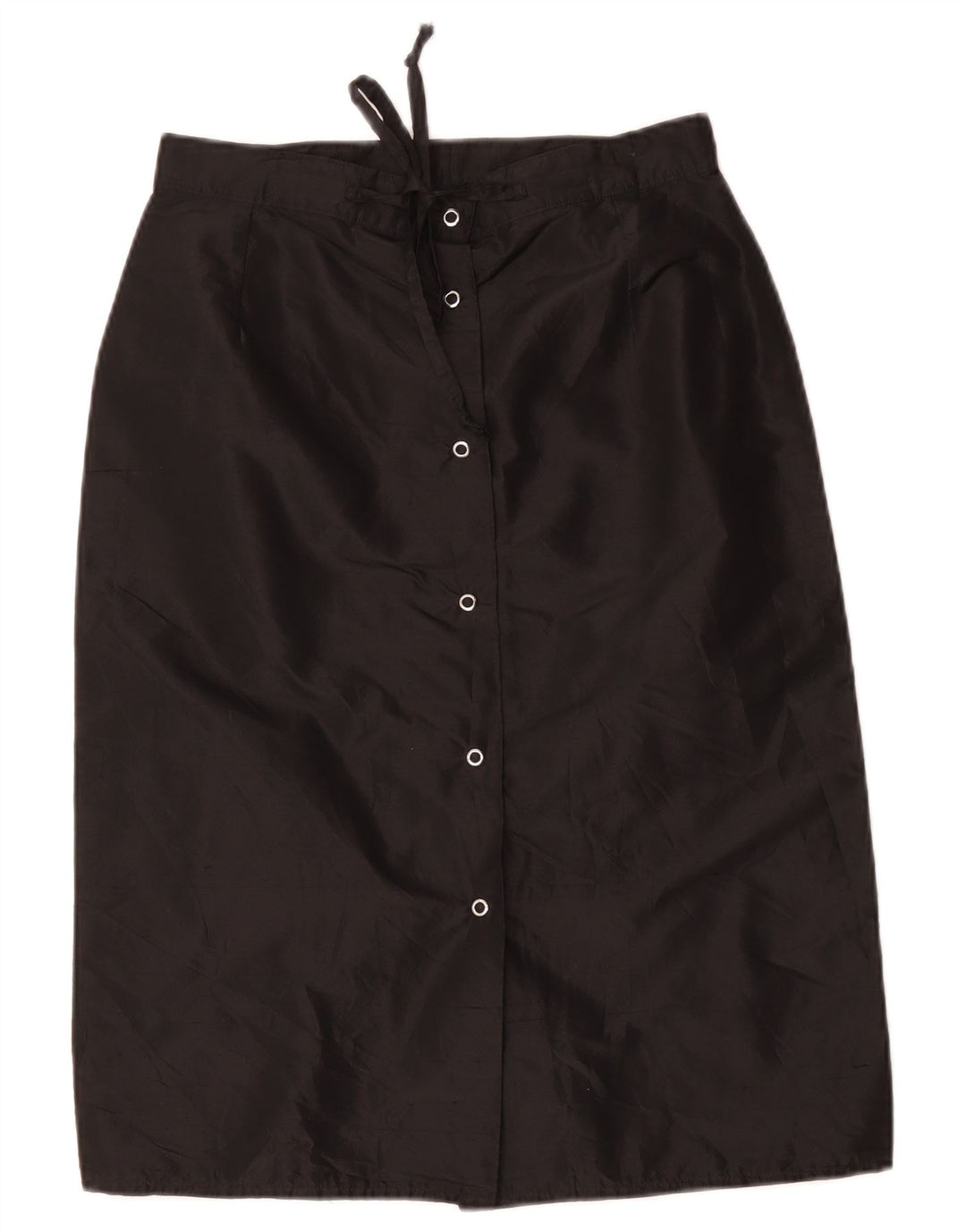 Vintage kvinders højtaljede lige nederdel W28 Medium Black