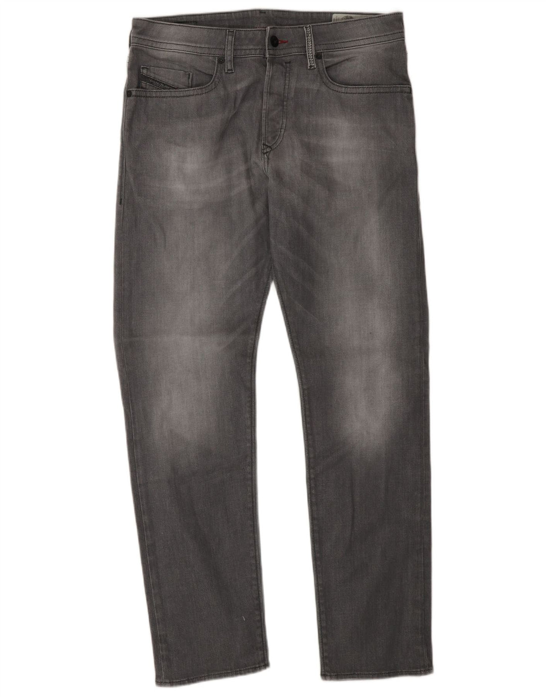 Diesel Straight Jeans til mænd W30 L30 Grå Bomuld