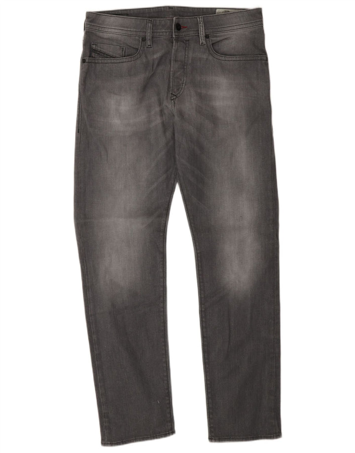 Diesel Straight Jeans til mænd W30 L30 Grå Bomuld