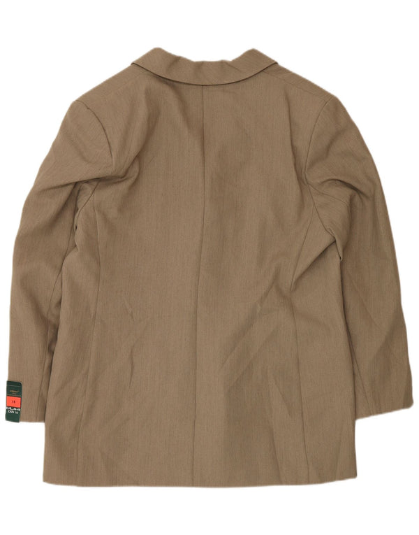 Marks & Spencer Dame St. Michael Blazerjakke med 4 knapper UK 18 XL Brun