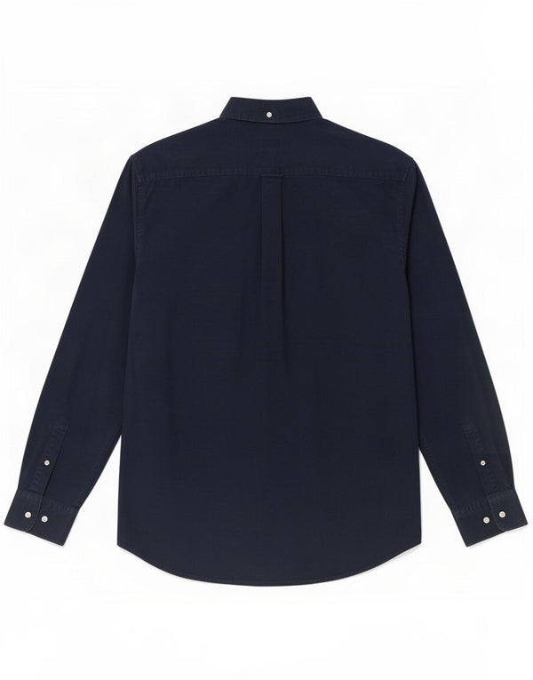 Gant herreskjorte str. 43/44 17 1/2 XL marineblå bomuld