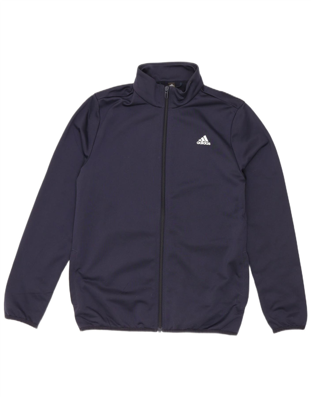 Adidas drenge grafisk træningsdragt topjakke 13-14 år marineblå polyester