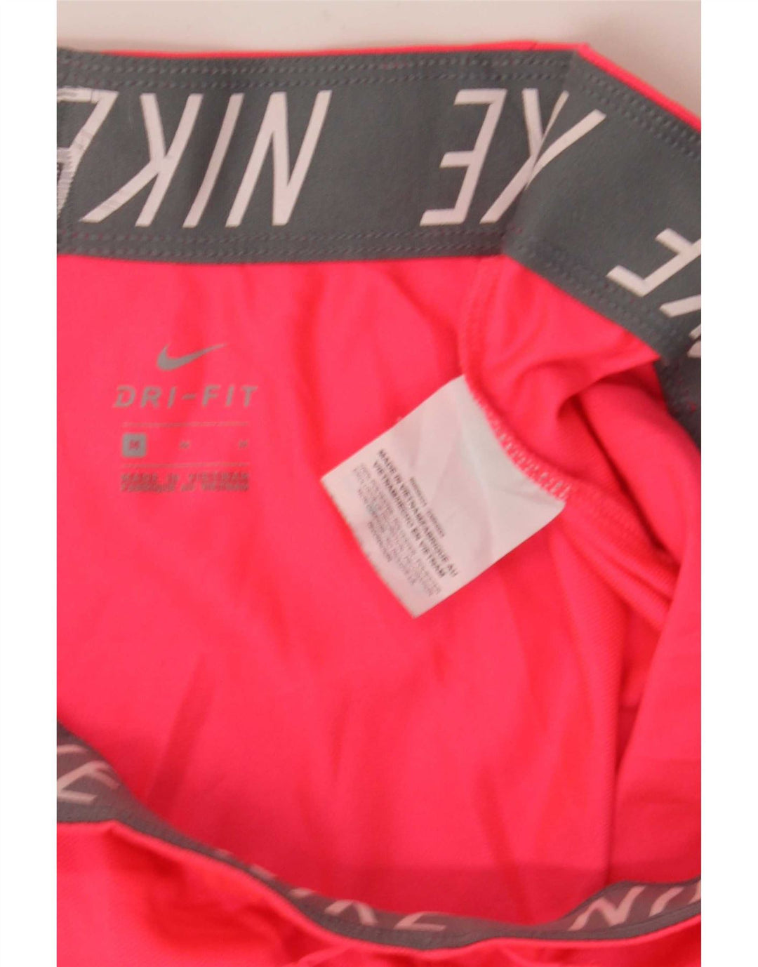 Nike Dame Dri Fit sportsshorts UK 14 Medium Pink Polyester