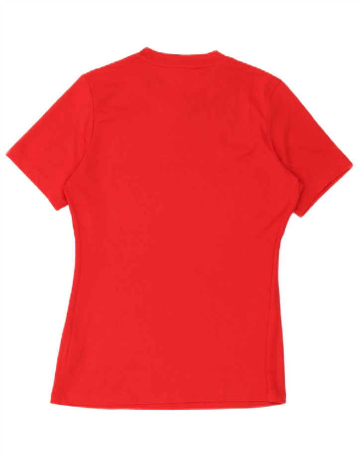 Nike Herre Dri Fit T-Shirt Top Medium Rød Polyester