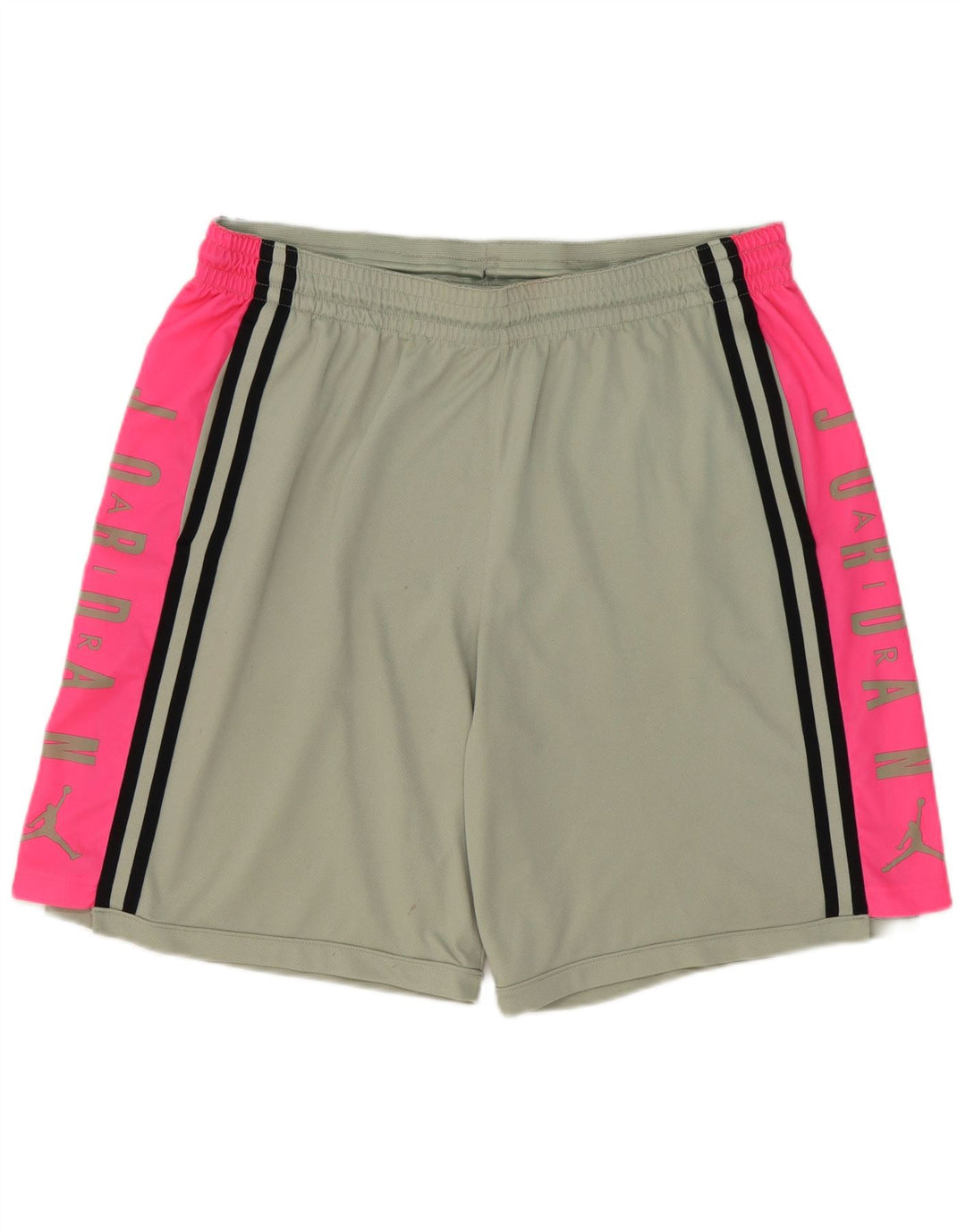 Jordan Herre grafiske sportsshorts 2XL Grå Colourblock Polyester
