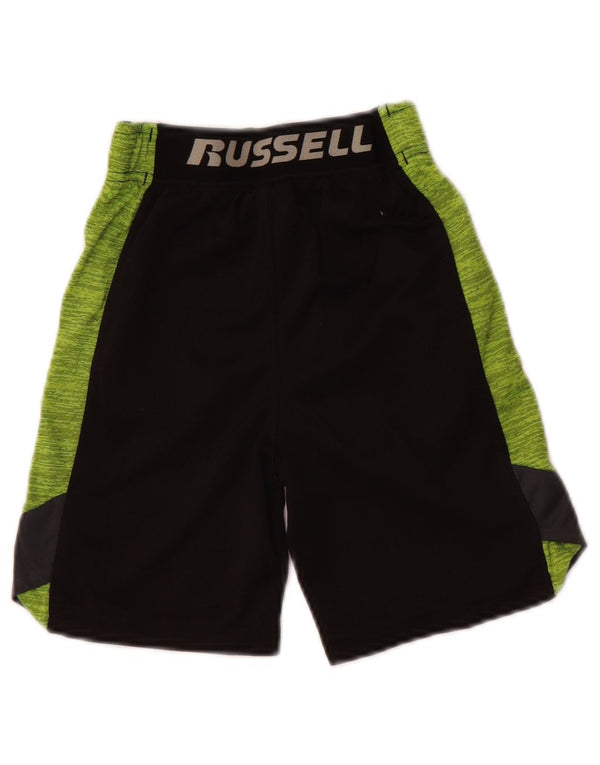 Russell Athletic Boys Sports Shorts 4-5 år XS Sort Colourblock Polyester