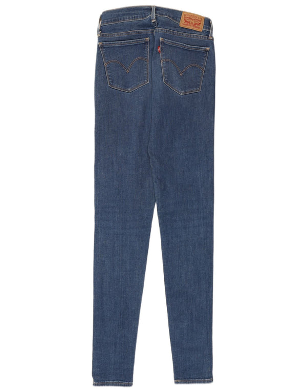 Levi's Dame 710 Super Skinny Jeans W26 L32 Blå Bomuld