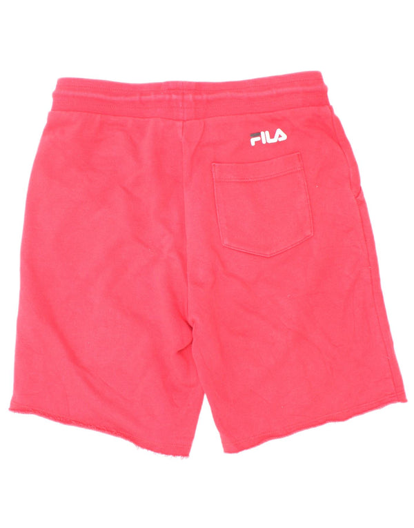 Fila piger grafiske sportsshorts 7-8 år rød bomuld