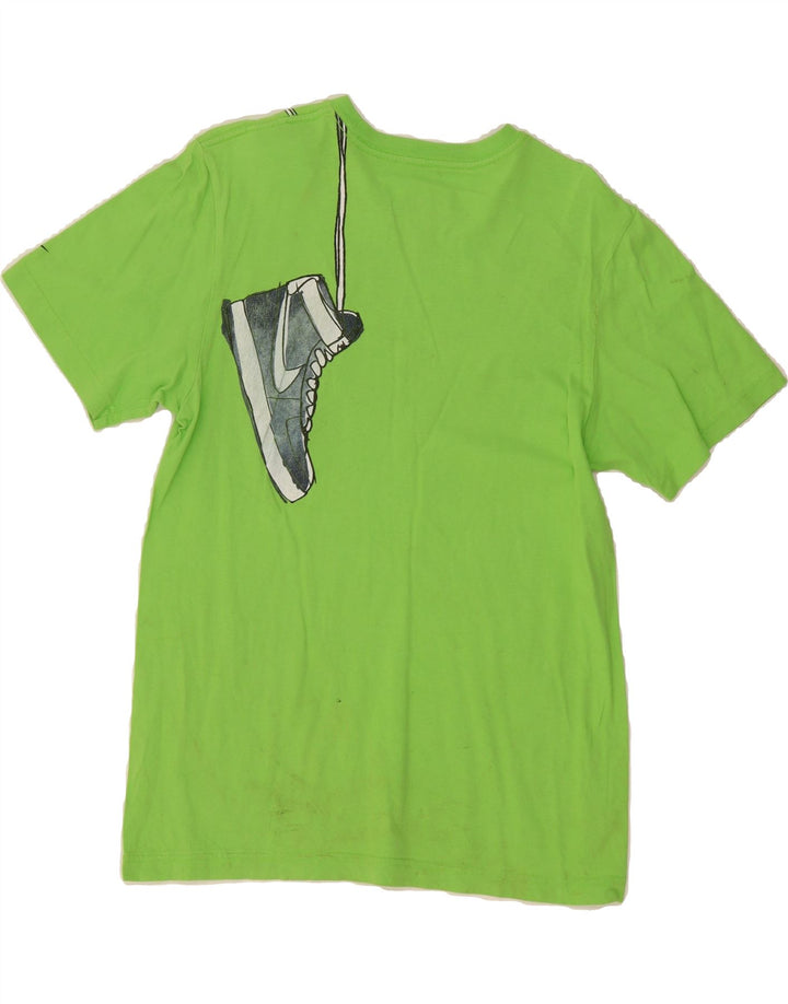NIKE Mens Regular Fit Graphic T-Shirt Top Small Green Cotton Vintage Nike and Second-Hand Nike from Messina Hembry 