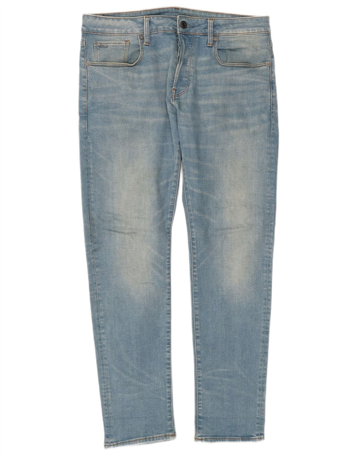 G-Star Herre Slim Jeans W33 L32 Blå Bomuld
