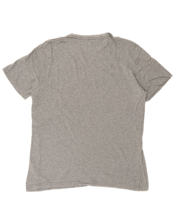 Puma Herre grafisk T-shirt Top mellemgrå bomuld