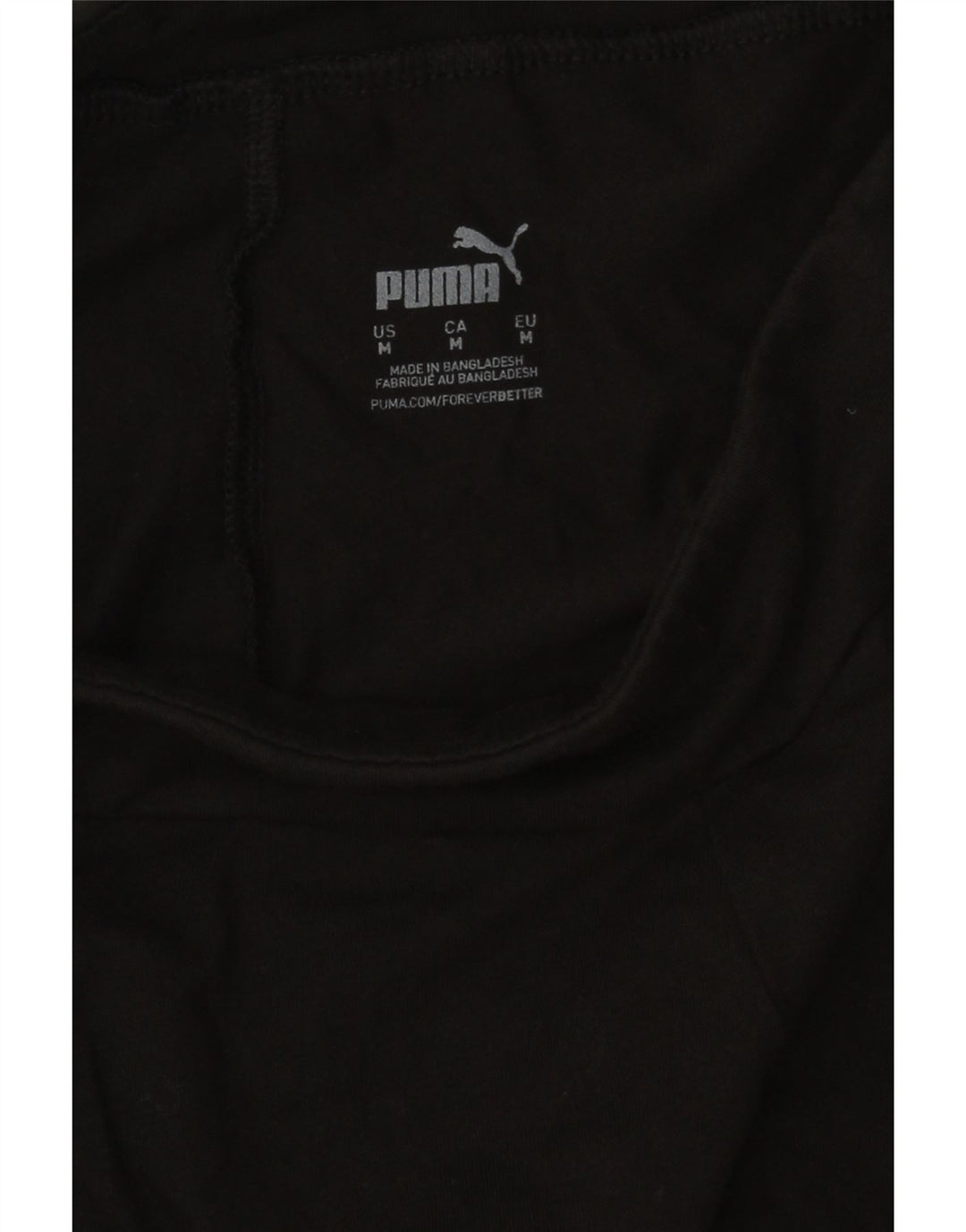 Puma Grafiske Leggings til kvinder UK 12 Medium Sort Bomuld