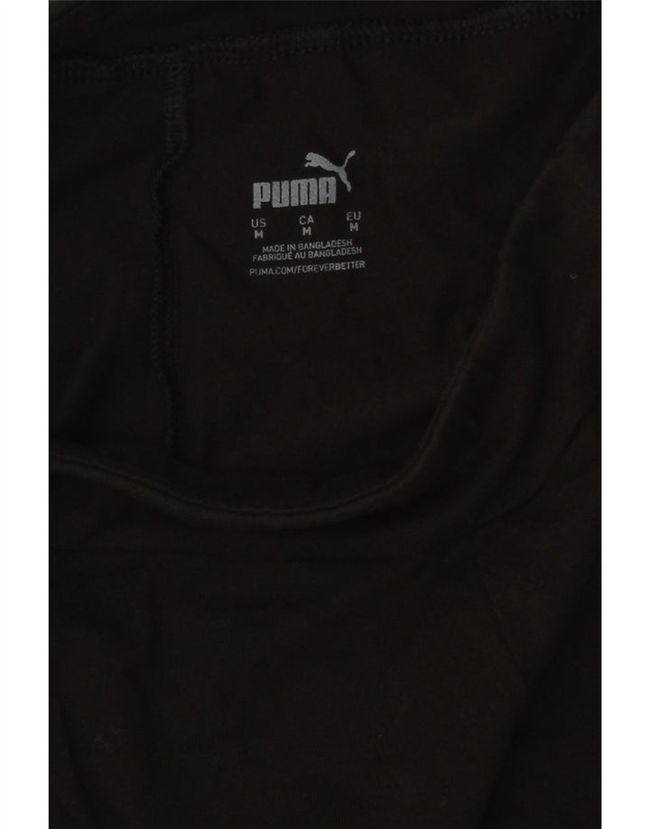Puma Grafiske Leggings til kvinder UK 12 Medium Sort Bomuld