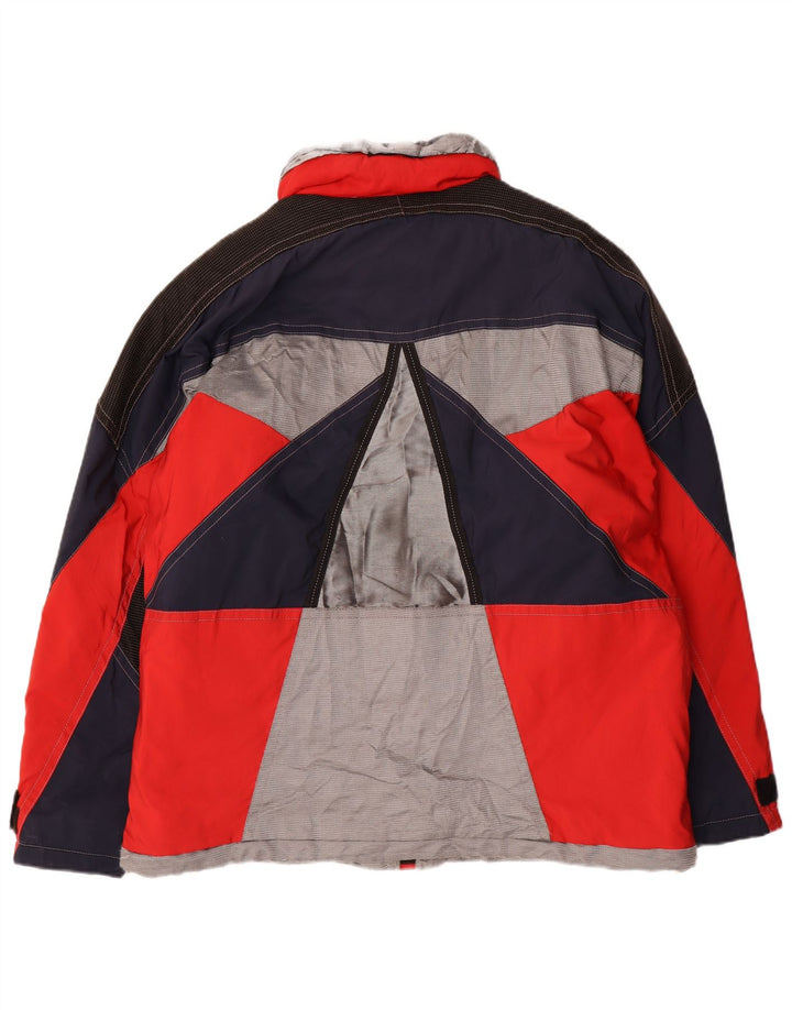 Colmar Herre Grafisk Skijakke EU 52 Stor Rød Colourblock