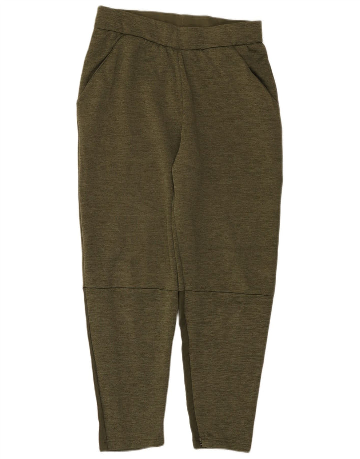 ADIDAS Mens Tracksuit Trousers Medium  Khaki Colourblock Polyester