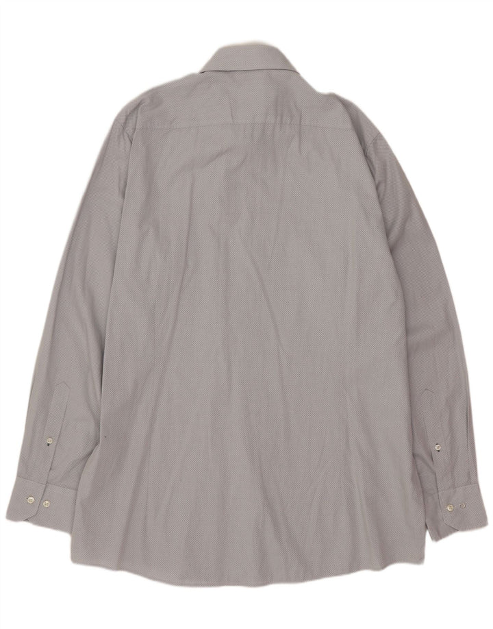 PIERRE CARDIN Herreskjorte str. 43 XL Blå Plettet