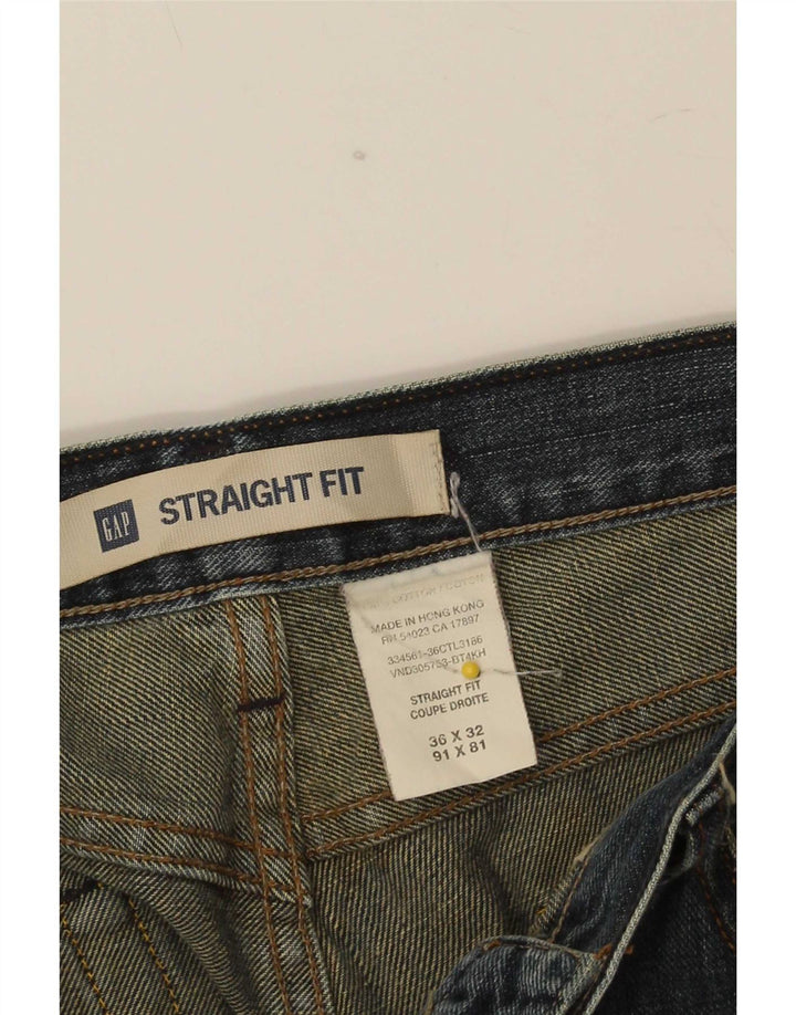 Gap Straight Jeans til mænd W36 L32 blå bomuld