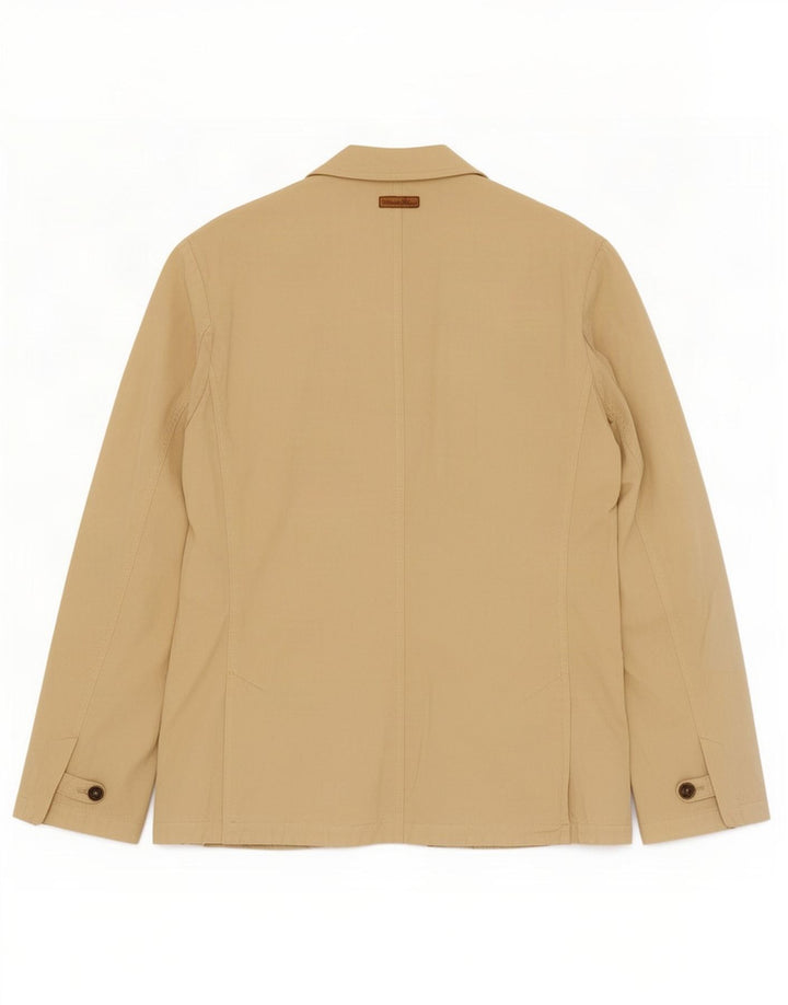 Marlboro Classics Herre 3-knaps blazerjakke EU 52 XL Beige Bomuld