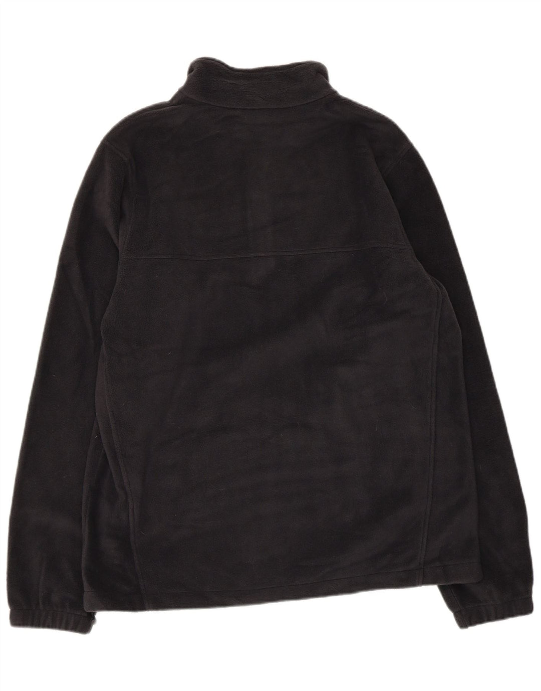 COLUMBIA Herre Crawford Fleecetrøje med lynlåshals mellem sort polyester