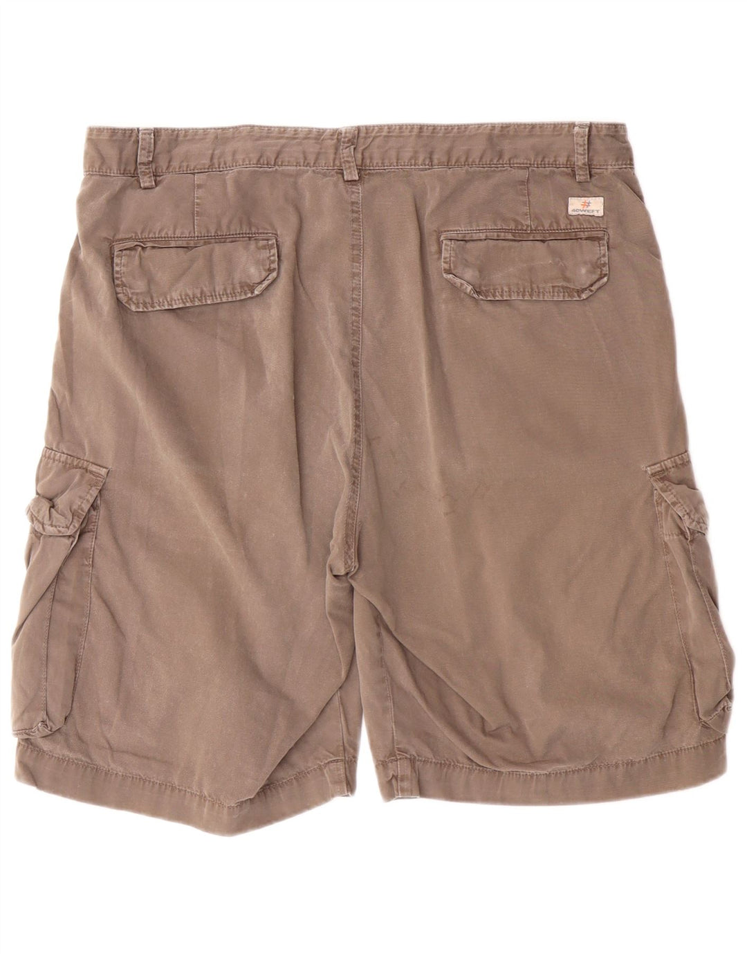 40Weft Herre Cargo Shorts W36 Large Grå Bomuld