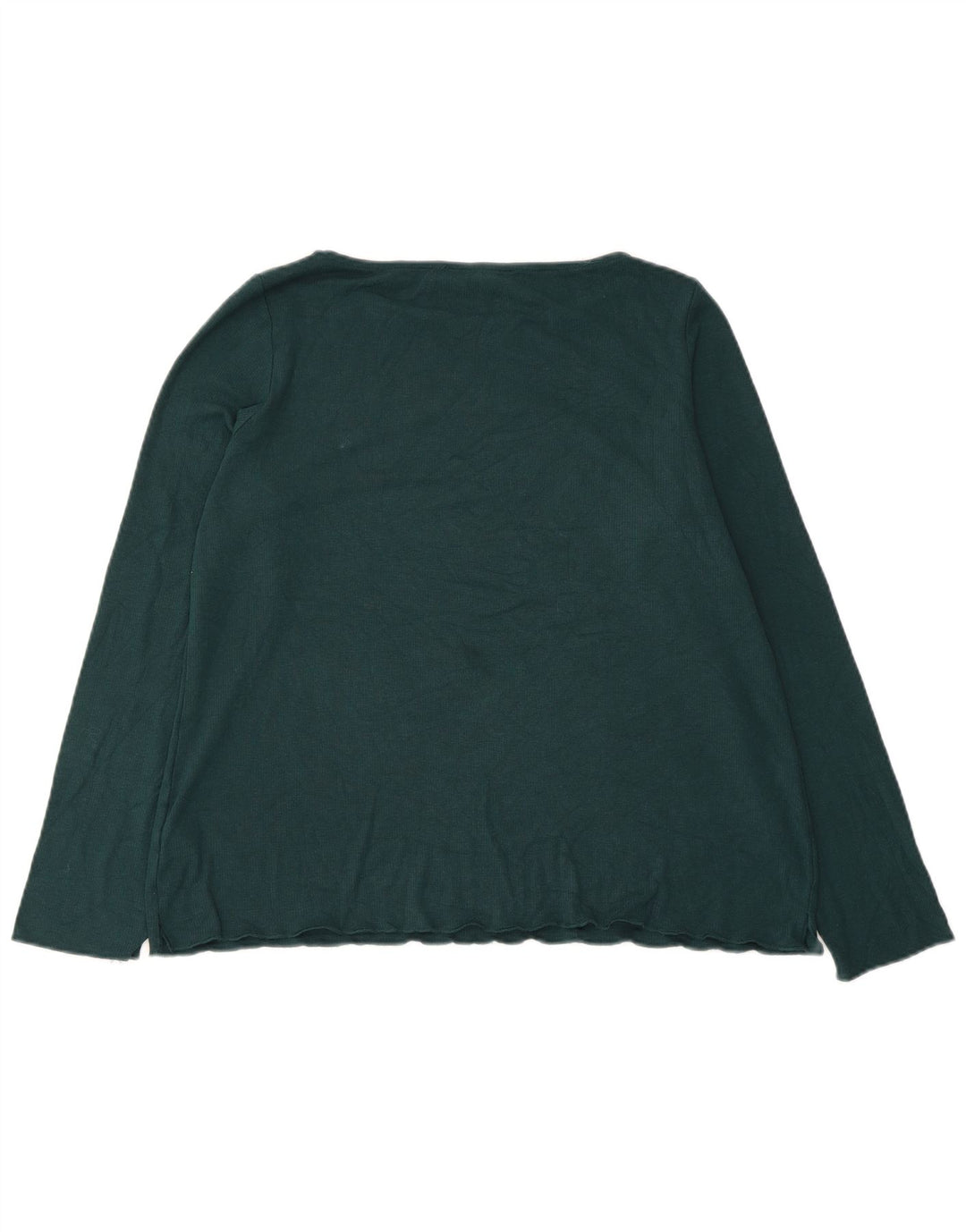 Marks & Spencer Dame Top Langærmet UK 18 XL Grøn Akryl