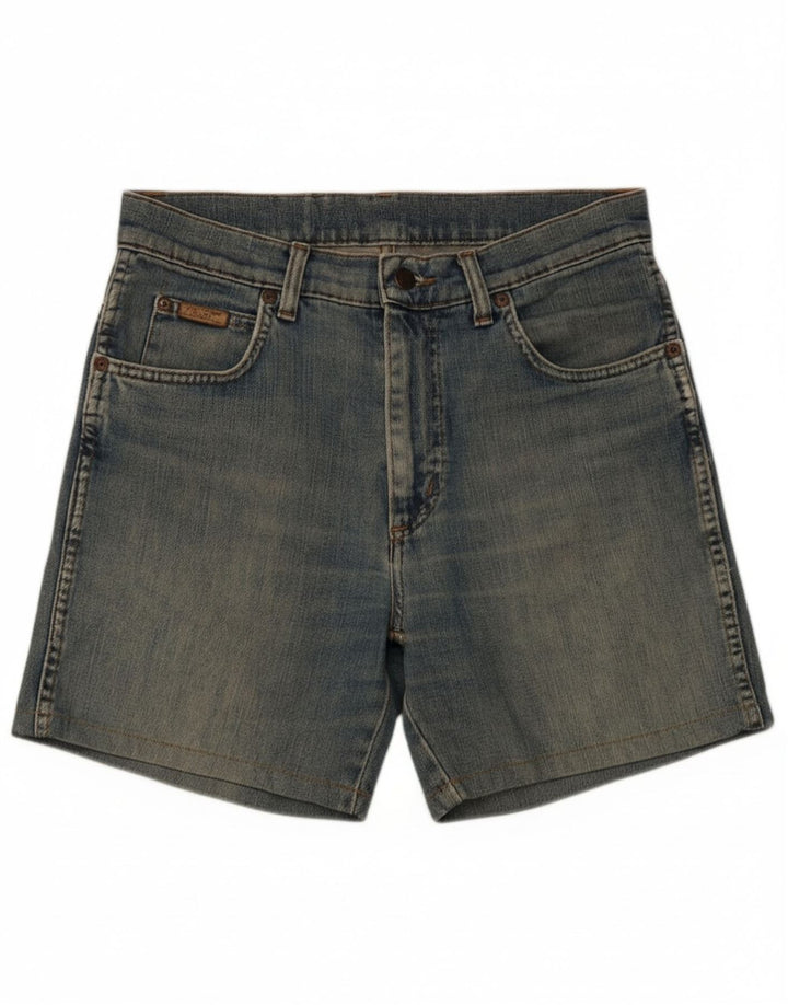 Wrangler denimshorts til kvinder W31 mellemblå bomuld