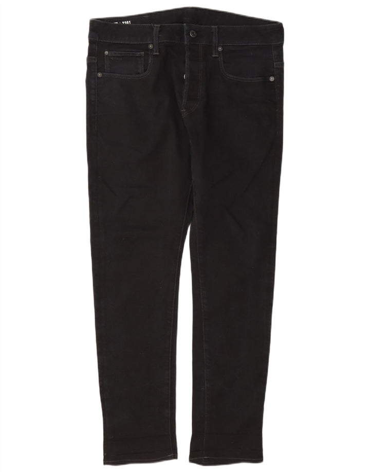 G-Star Herre 3301 Slim Jeans W32 L30 Marineblå Bomuld