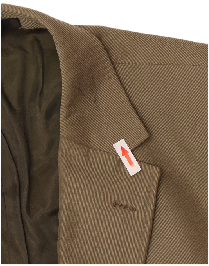 Marks & Spencer Herre lang 2-knaps blazerjakke UK 48 2XL Grøn polyester