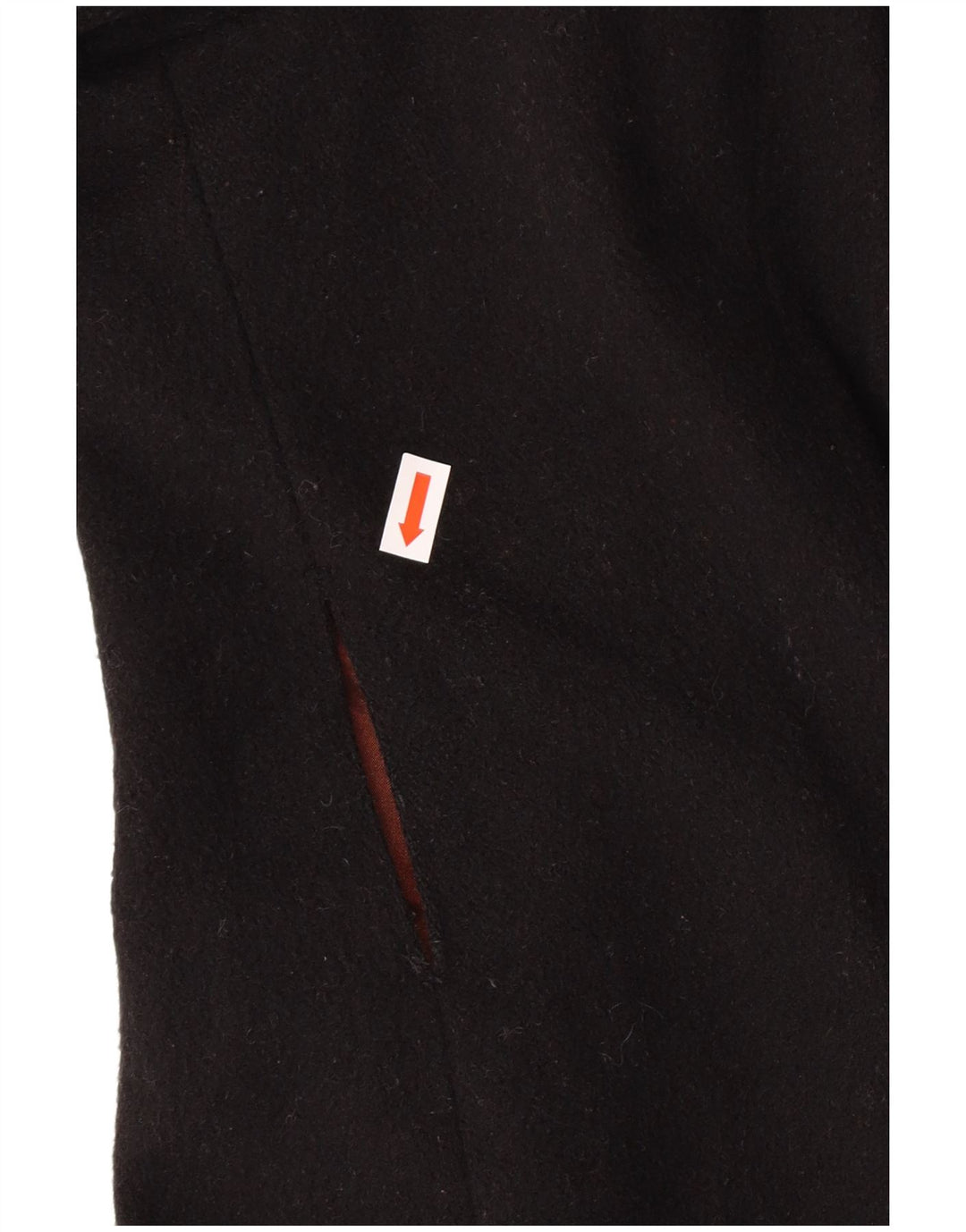 LAURA ASHLEY Dameoverfrakke UK 12 Medium Sort Uld