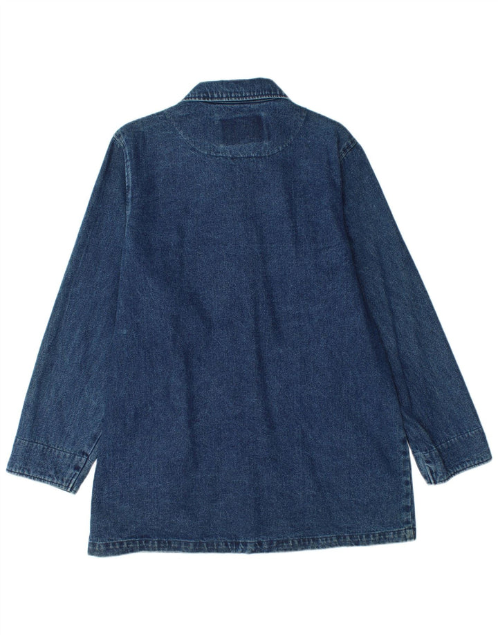 Lee Valley Herre denimjakke UK 36 Medium Blue Cotton