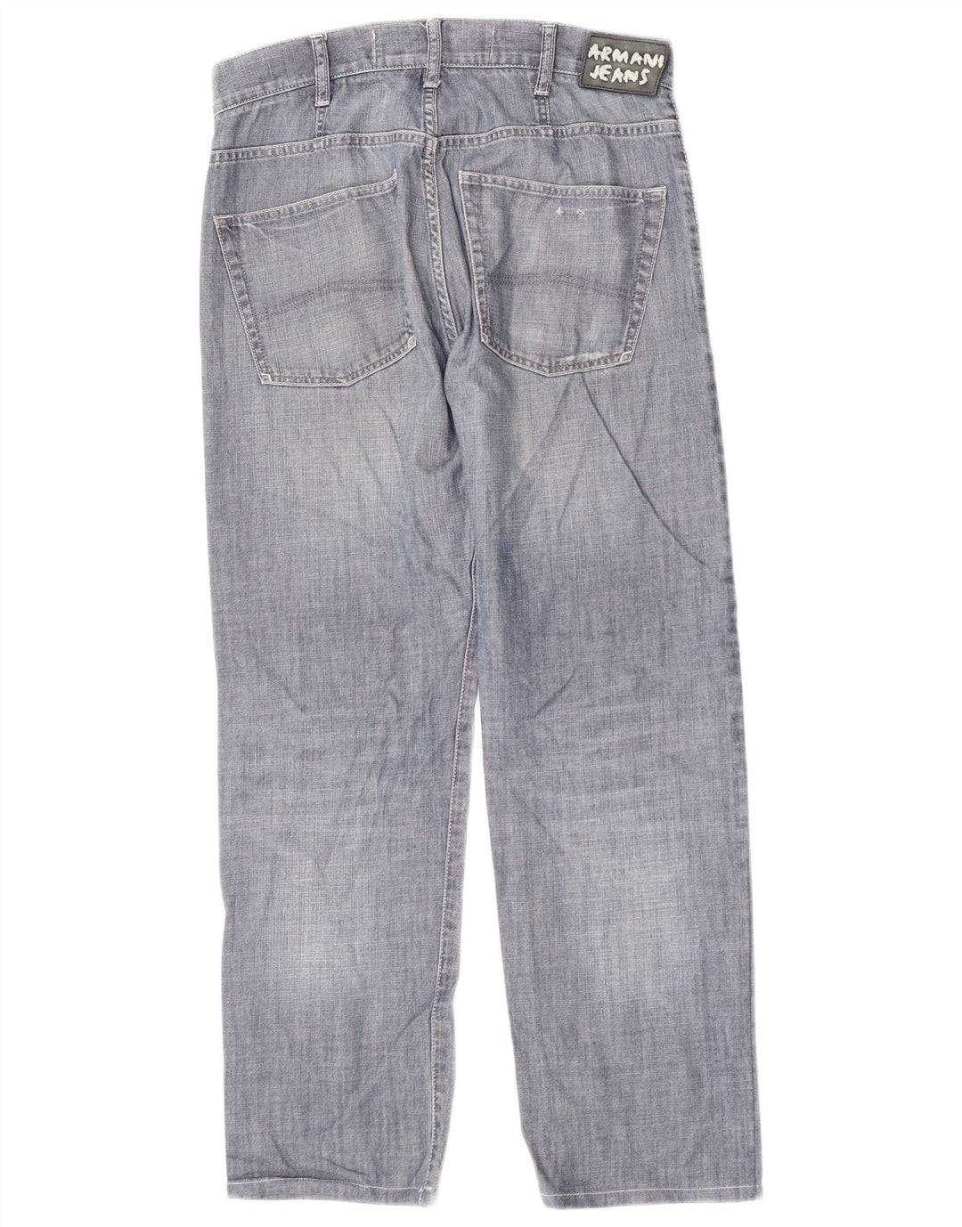 Armani Straight Jeans til mænd W31 L28 Blå