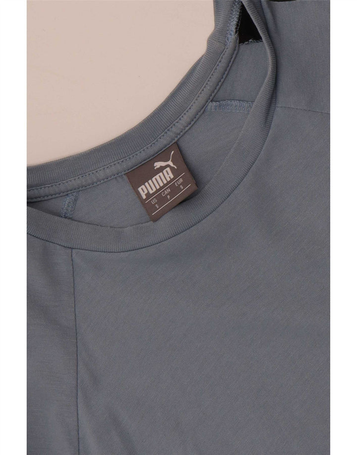 Puma Herre grafisk T-shirt top lille blå farveblok