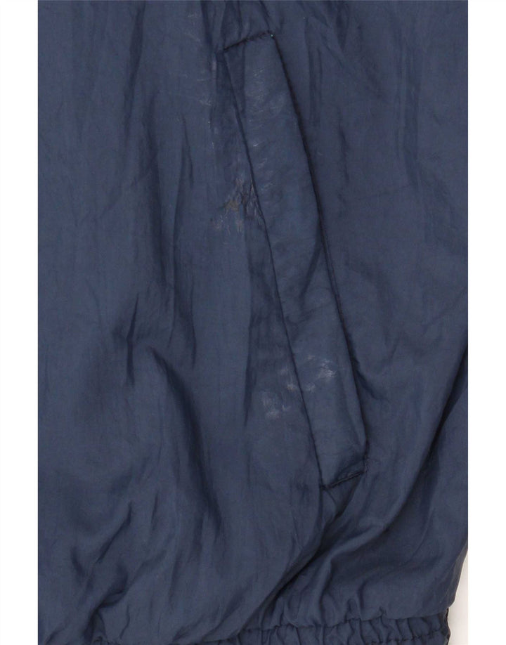 Vintage træningsdragt til mænd Topjakke XL Marineblå Colourblock