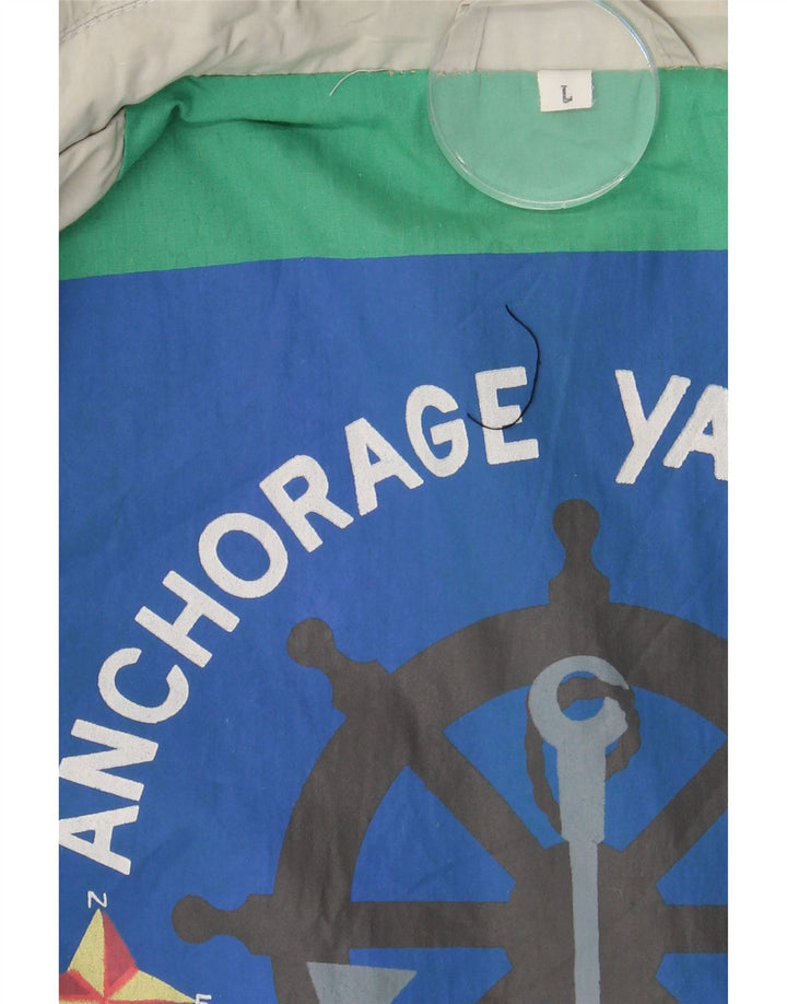 VINTAGE Herre Utility Jacket UK 40 Large Beige