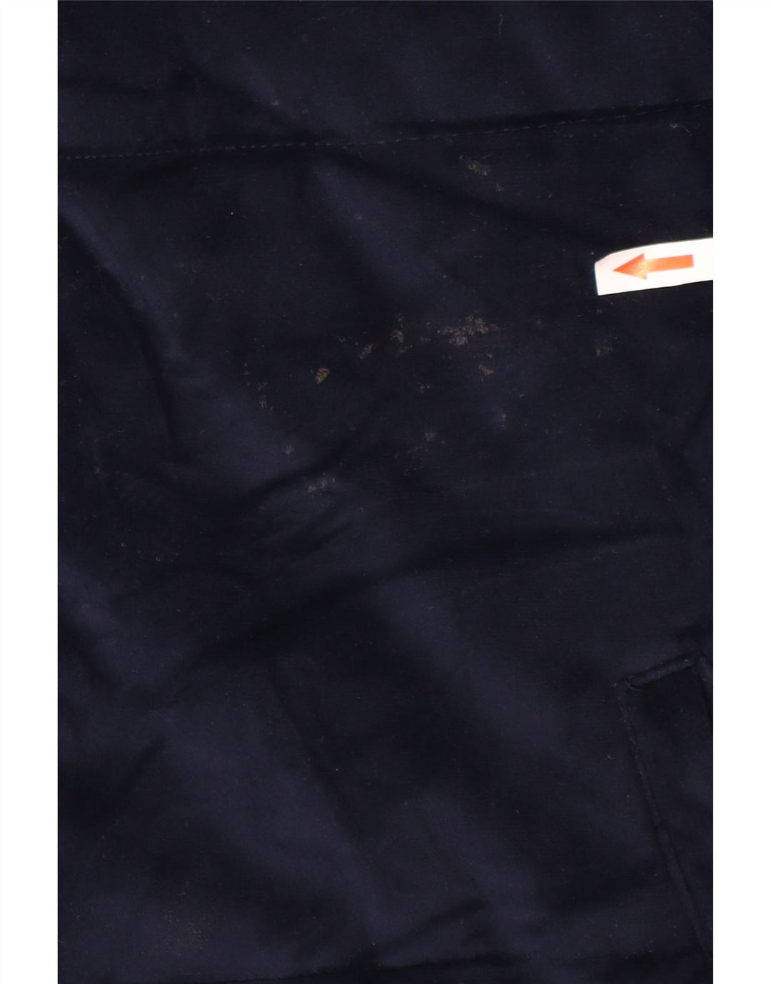 Marks & Spencer Dame Oversized Velour Polstret Jakke UK 10 Small Navy Blue