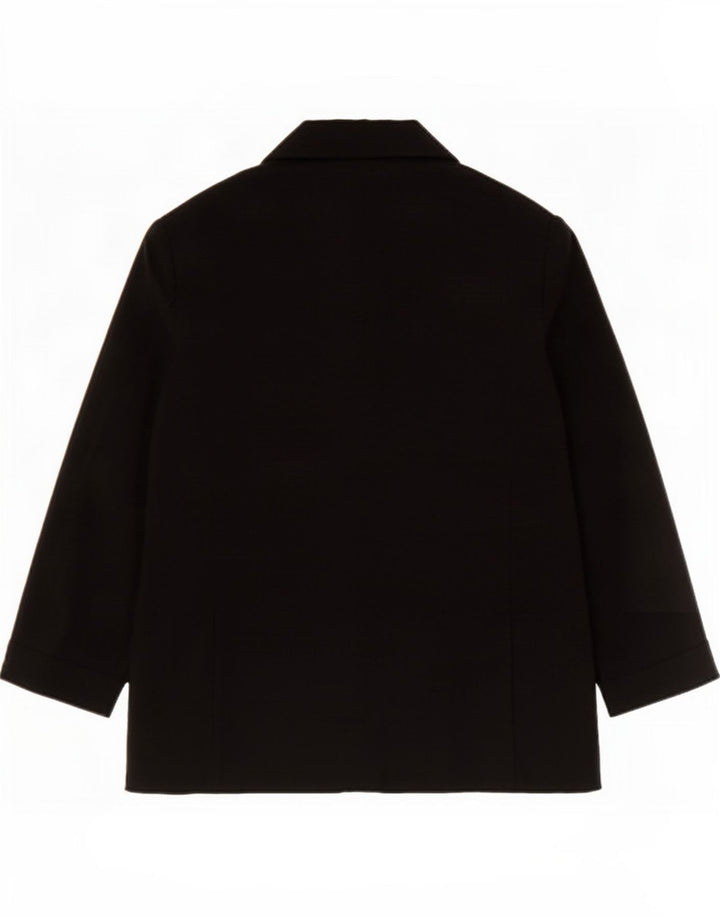 Marks & Spencer Dame 3/4 ærmet åben blazerjakke UK 14 Large Black
