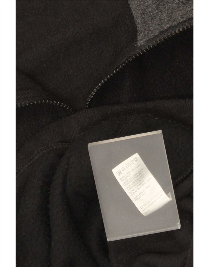 Marks & Spencer Herre Fleecejakke UK 44 2XL Sort Polyester