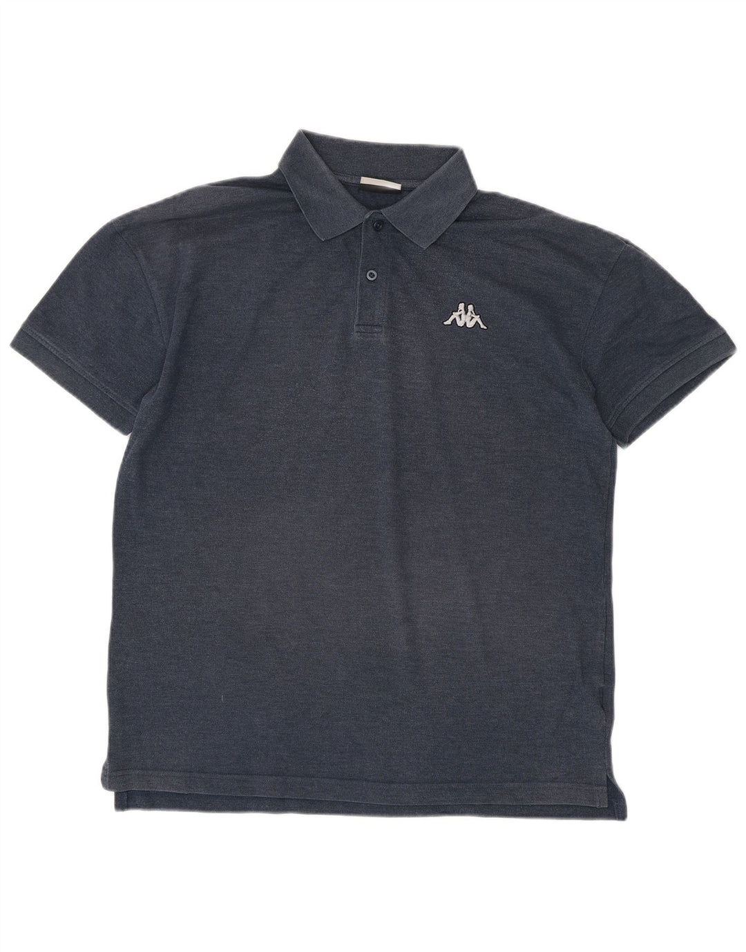KAPPA Mens Polo Shirt Large Navy Blue Cotton