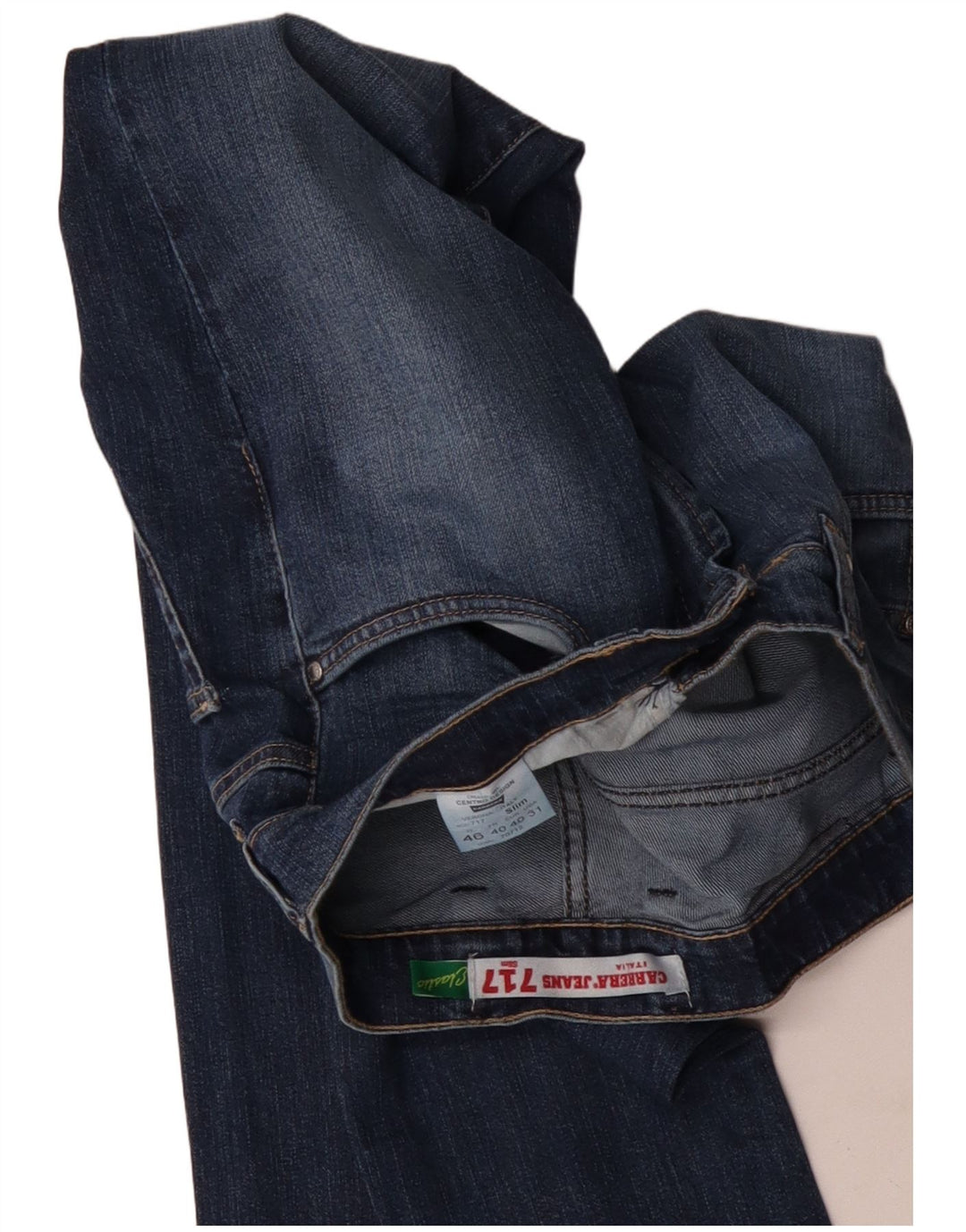 Carrera Herre 717 Slim Jeans W31 L30 Marineblå Bomuld