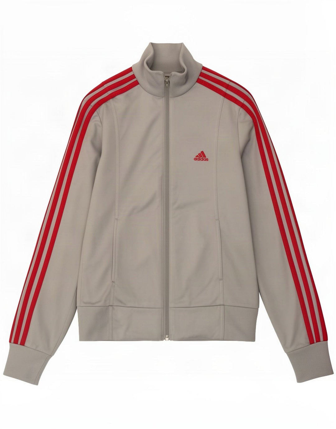 Adidas træningsdragt topjakke til kvinder UK 10 Lille grå polyester