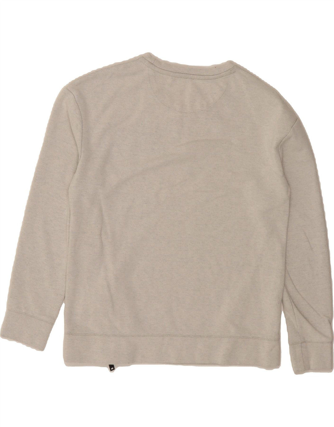 DKNY Womens Oversized Graphic Sweatshirt Jumper UK 2 2XS Grey Flecked Vintage Dkny and Second-Hand Dkny from Messina Hembry 