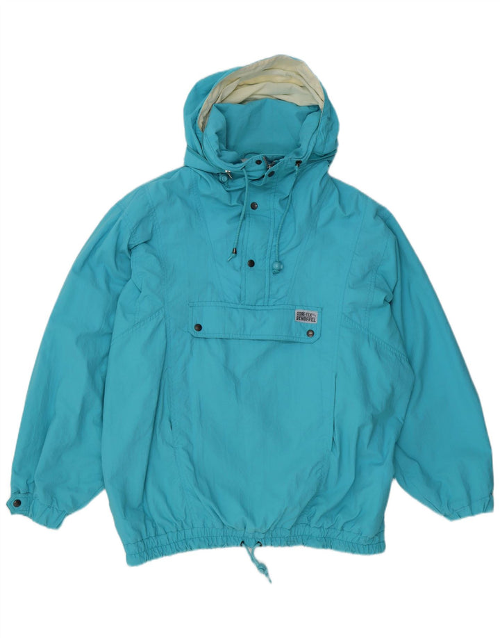 SCHOFFEL Herre Gore-Tex Hætte Loose Fit Anorak Jakke EU 48 Medium Blue