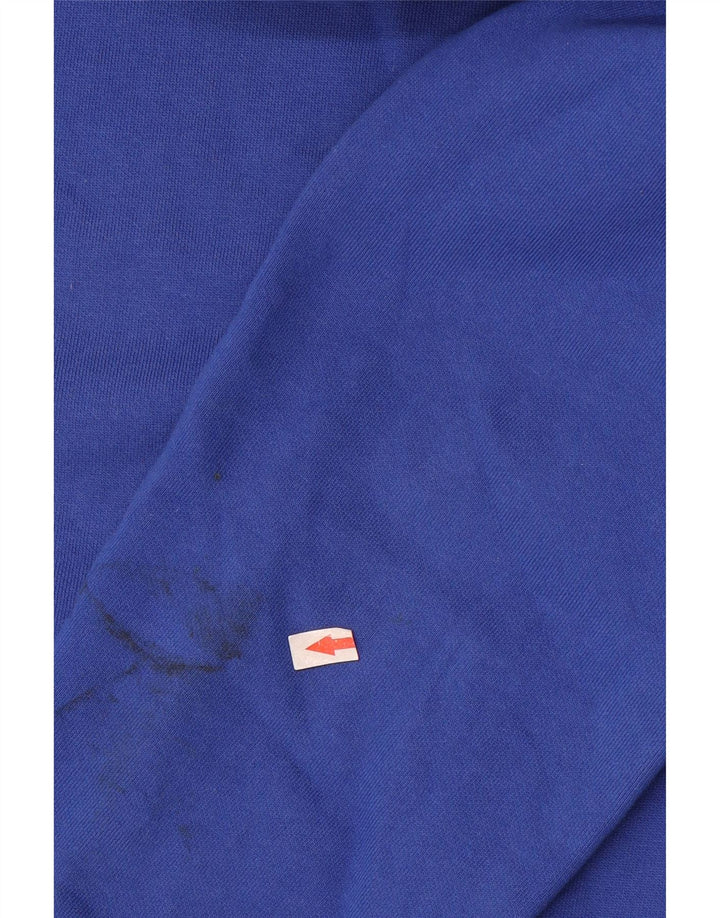 Champion Herre grafisk hættetrøje Jumper Medium Blue Bomuld