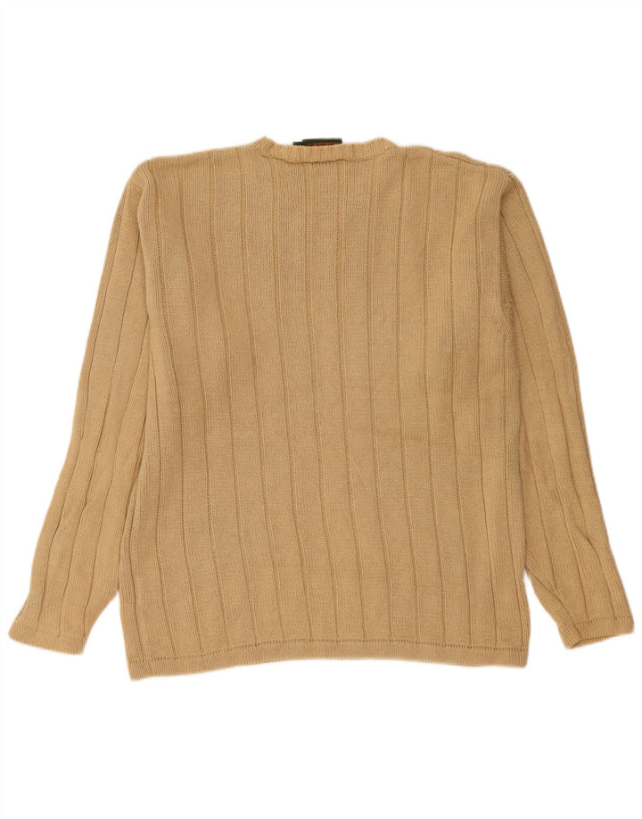 TIMBERLAND Herre sweater med rund hals, lille beige bomuld