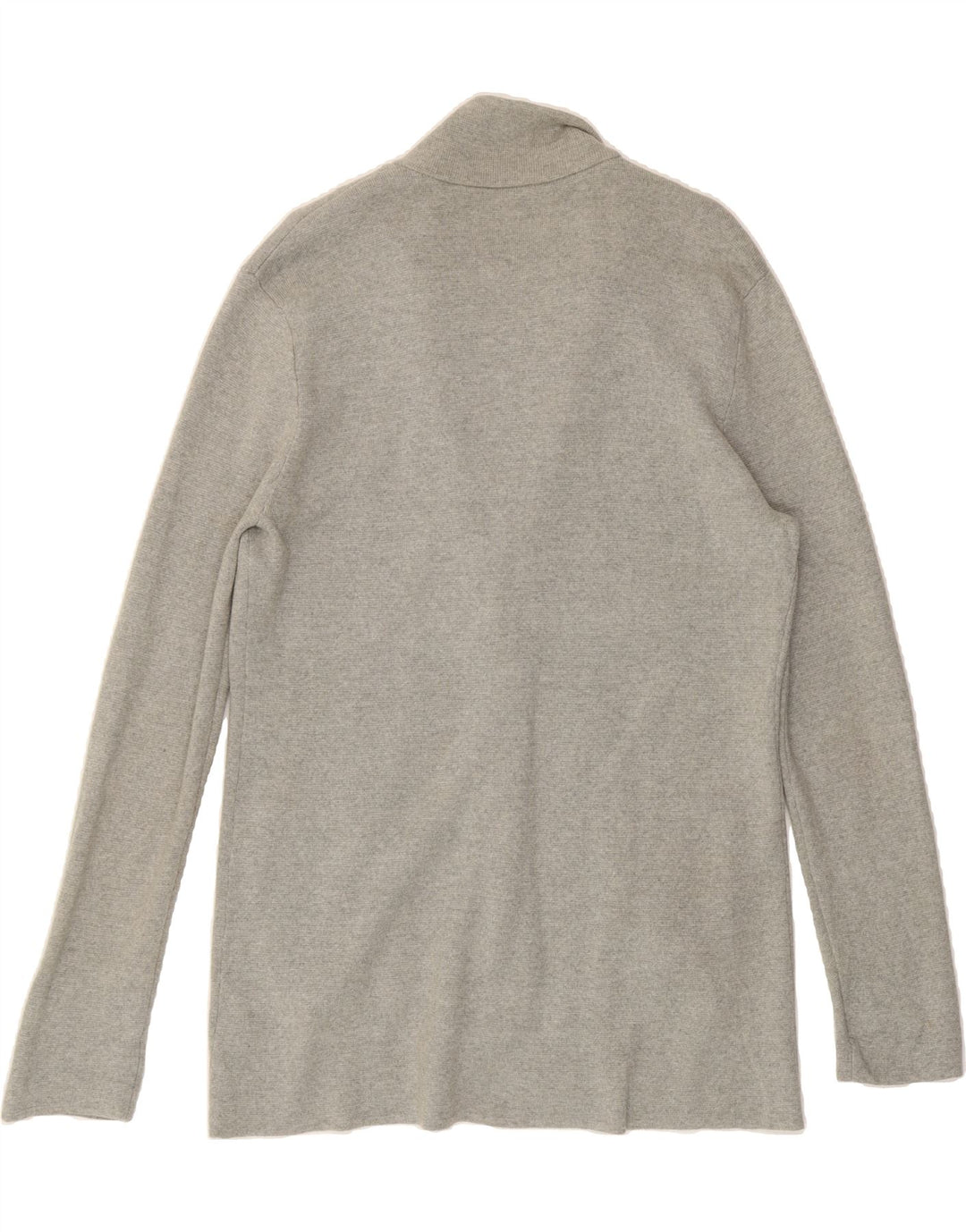 J. CREW Womens 2 Button Blazer Jacket UK 16 Large Grey Cotton Vintage J. Crew and Second-Hand J. Crew from Messina Hembry 