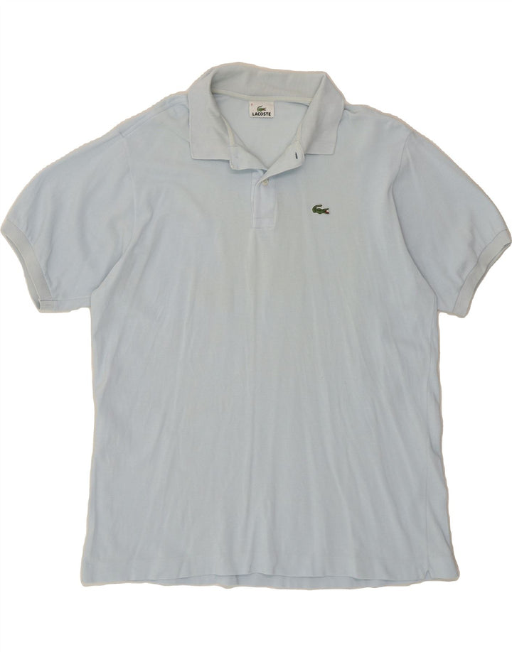 LACOSTE Mens Polo Shirt Size 6 XL Blue Cotton Vintage Lacoste and Second-Hand Lacoste from Messina Hembry 