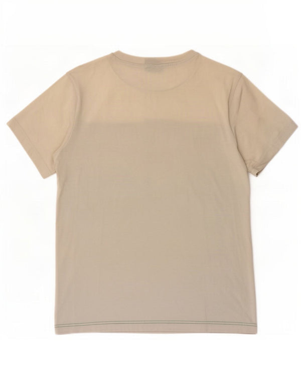Champion Herre grafisk T-shirt Top Small Off White Colourblock