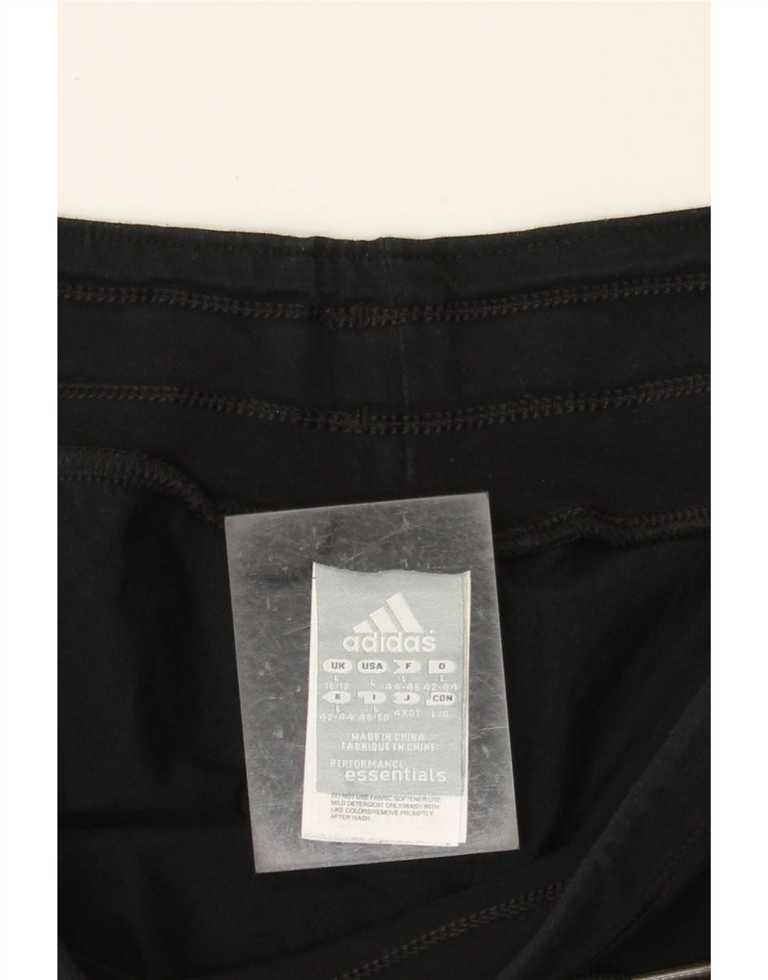 ADIDAS Womens Climalite træningsdragt Bukser Joggers UK 16/18 Large Black