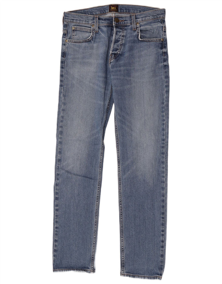 Lee Mens Powell Slim Jeans W30 L32 Blå Bomuld