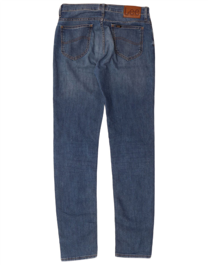 Lee Dame Rider Slim Jeans W30 L34 Blå Bomuld